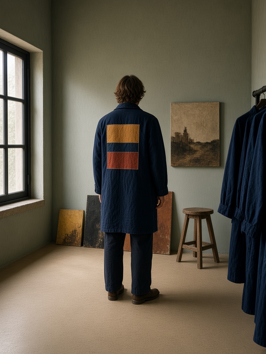 Giacca workwear, fotografia di presentazione.