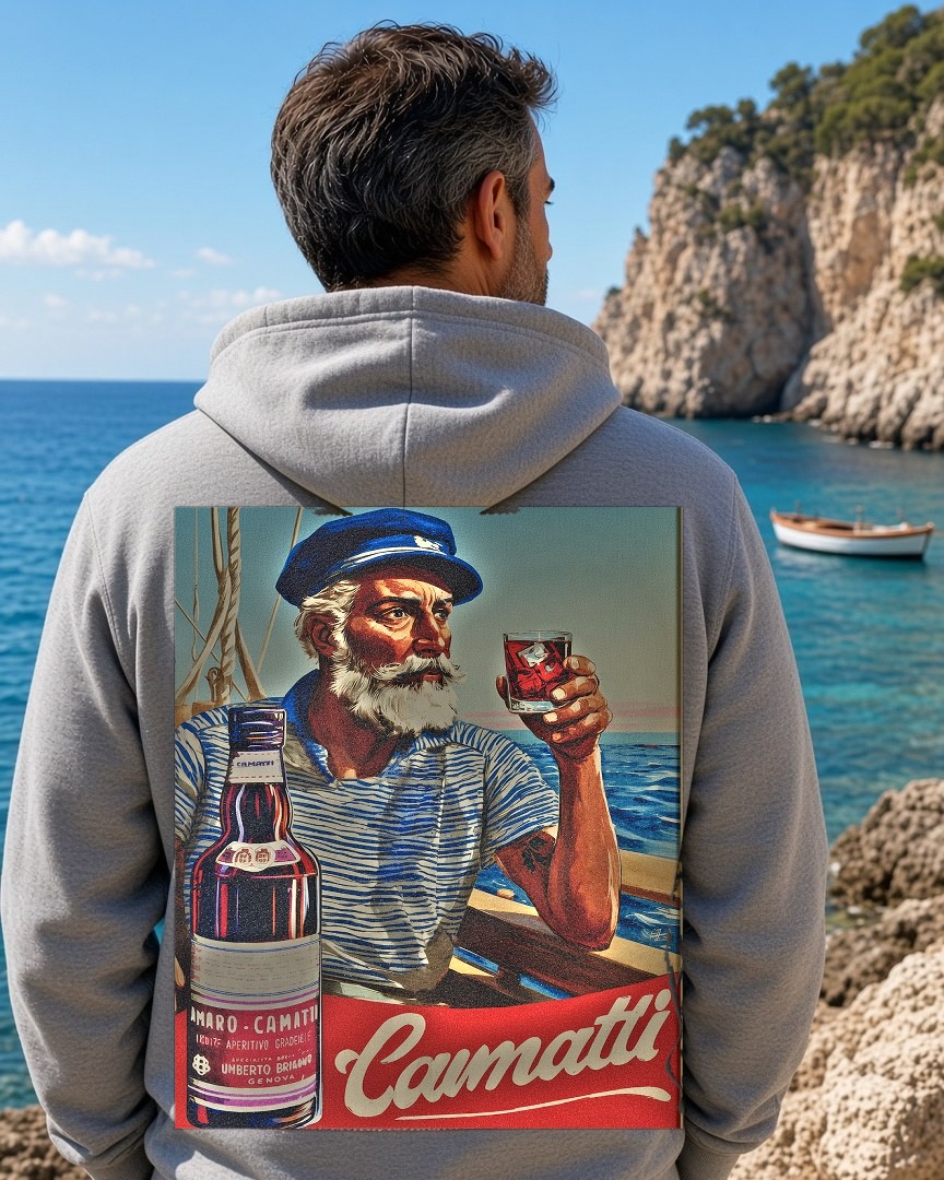 Felpa con cappuccio · Campo